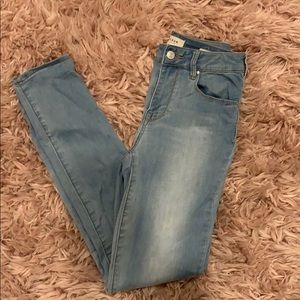 High-rise skinniest PacSun jeans